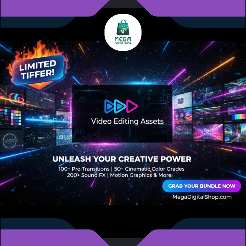 Unleash Your Creative Power with Video Editing Assets – Mega Digital Shop