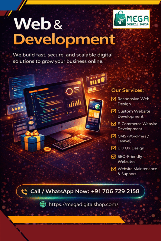 Mega Digital Shop Web & Development Assets – Professional Website Templates, UI Components, Scripts & Modern Web Design Resources