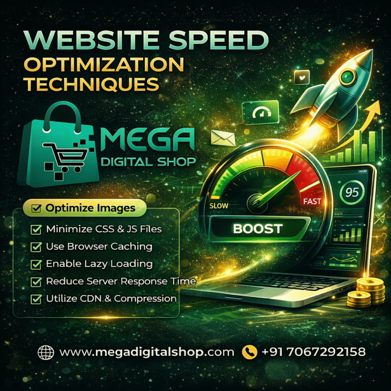 Website speed optimization techniques to improve loading time, SEO and user experience
