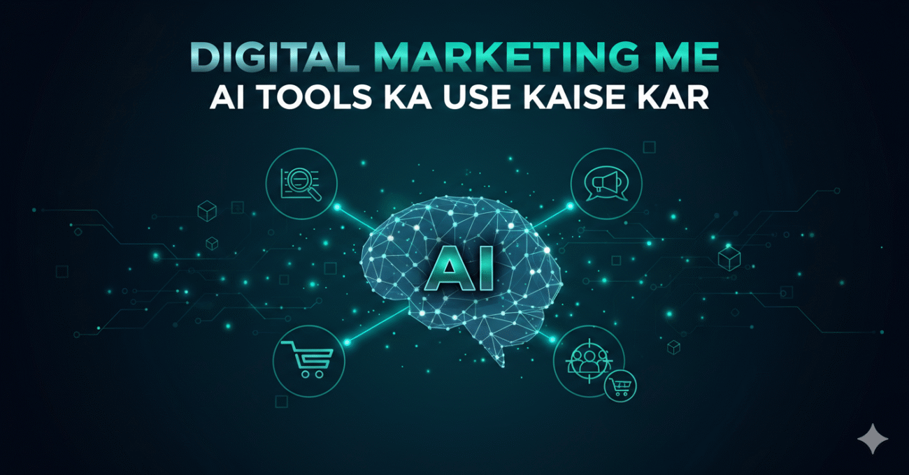 AI marketing analytics dashboard showing customer behavior and digital marketing insights