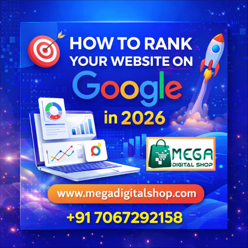 How to Rank Your Website on Google in 2026 with proven SEO strategy by Mega Digital Shop