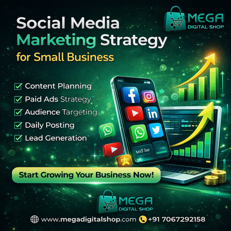 Social media marketing strategy for small businesses to increase brand awareness and sales